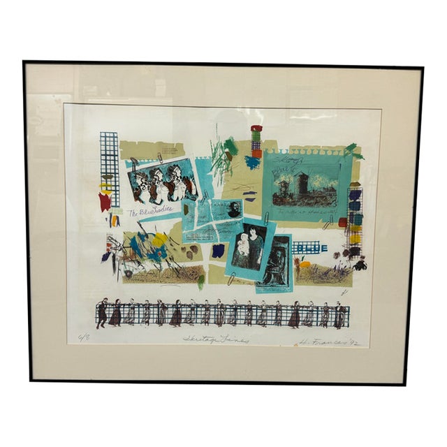 Sherana Harriette Francis Heritage Lines Lithograph, Signed For Sale