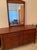Drexel Mid Century Modern Maoghany Lowboy Dresser With Matching Mirror and Hidden Compartment For Sale In Pittsburgh - Image 6 of 11