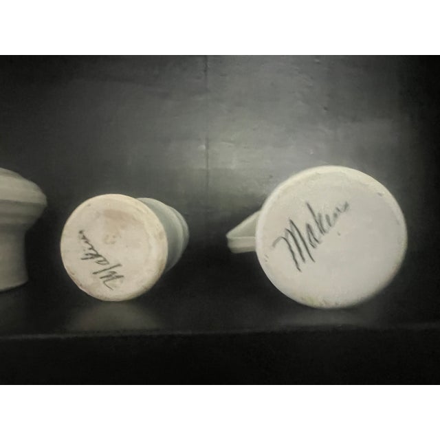 1970s 1970s James (Jim) Makins Studio Art Porcelain Still Life Grouping - 5 Pieces For Sale - Image 5 of 8