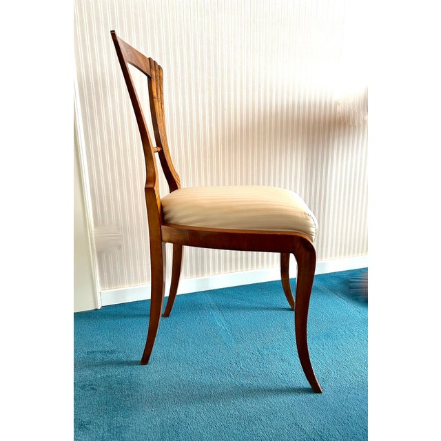 Biedermeier Sewing Table and Armchairs, Set of 3 For Sale - Image 12 of 13