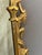 Late 19th-century Italian mirror in giltwood, decorated in the Rococo style with foliage. Mirror dimensions: 59 x 43 cm