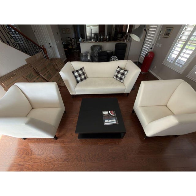 Rachel Ashwell Shabby Chic Lounge Armchairs Set of 2 - Modern Cream Upholstery For Sale In Phoenix - Image 6 of 8