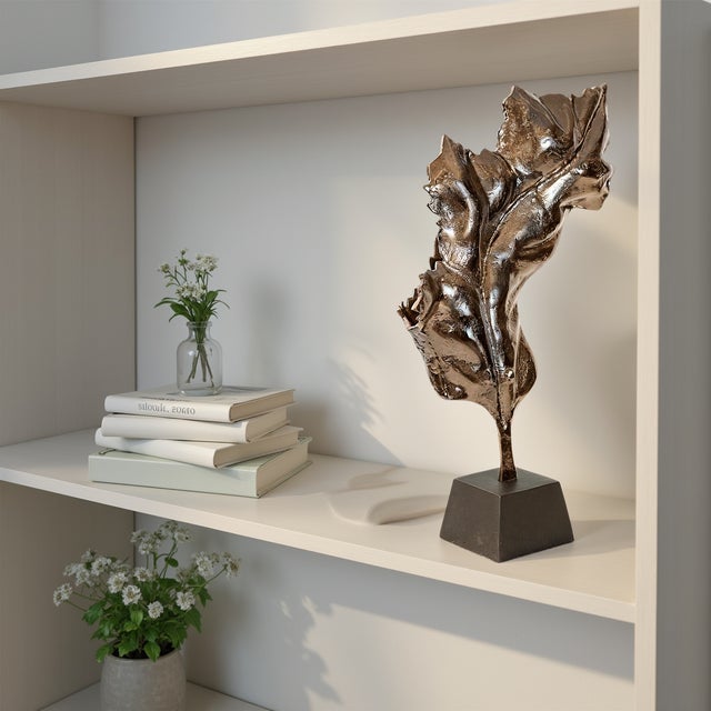 Whispering Leaf Sculpture For Sale - Image 11 of 11