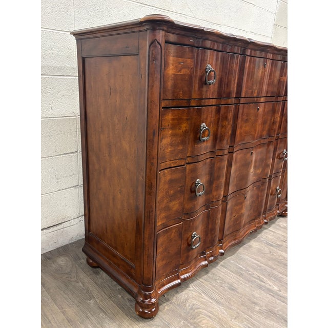 Early 21st Century Highland House European Excursions Block Front Master Chest For Sale - Image 5 of 14