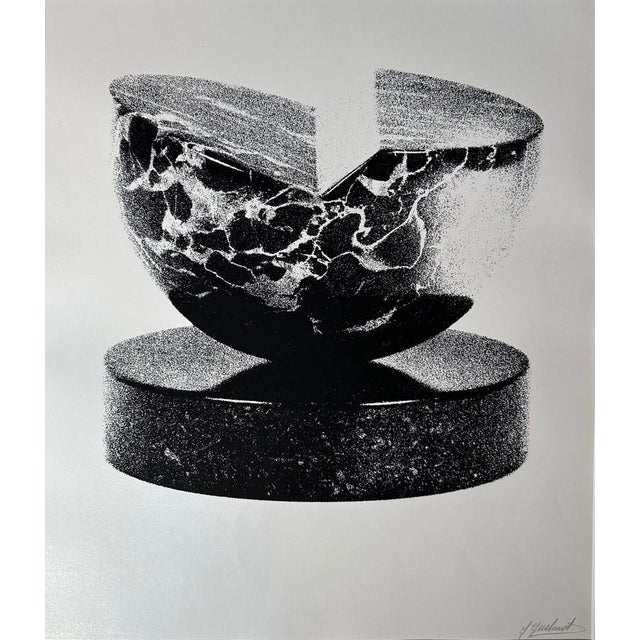 Jacques Guilmot, Untitled, 1960s, Signed Screen Print, Framed For Sale - Image 3 of 13