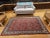 Vintage Persian Qum Area Rug, Handwoven Allover Paisleys Pattern, Red & Ivory, 5’ X 7’ For Sale - Image 17 of 18
