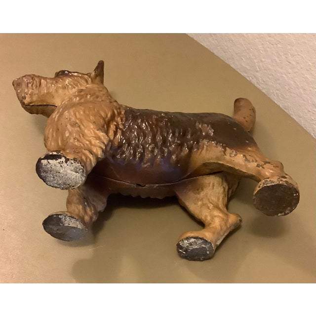 Vintage Hubley Cast Iron Scottie Terrier Dog Doorstop For Sale In Austin - Image 6 of 9