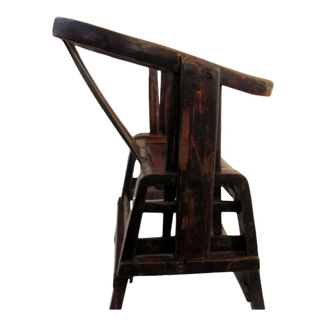 Chinese Horseshoe back Arm Chair For Sale