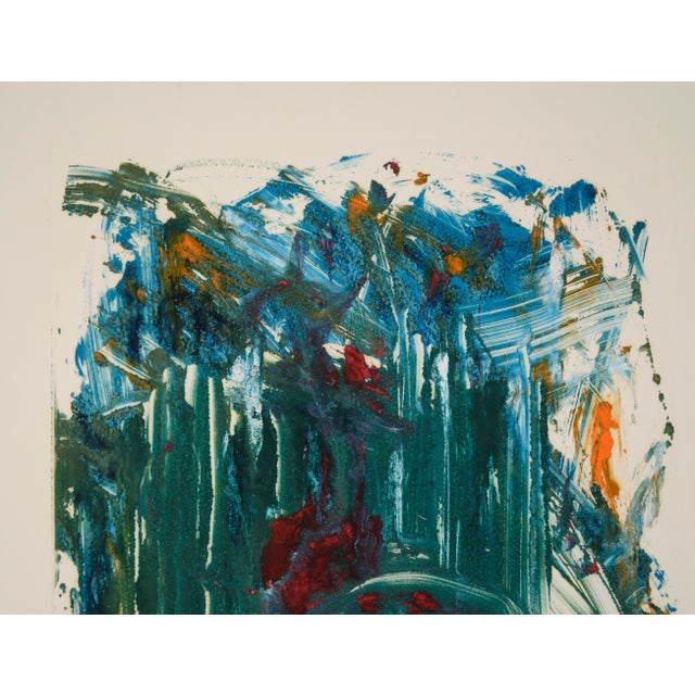 Paint "Fascination Ii" - Abstract Oil on Paper by Mikaya Moore For Sale - Image 7 of 7