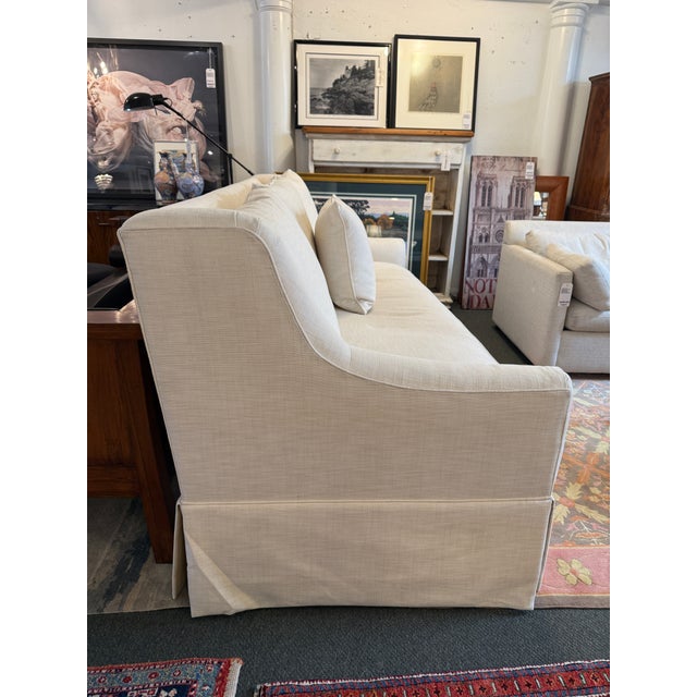 Hickory Chair Furniture Company Silhouettes Collection Slope Arm Sofa For Sale In San Francisco - Image 6 of 12
