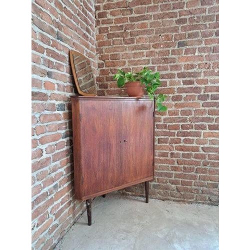 Teak Corner Sideboard, Denmark 1960 For Sale - Image 4 of 4