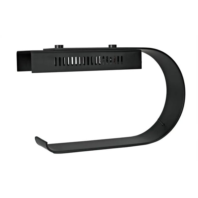 Mid-Century Modern NOIR Alfred Table Lamp, Black Metal For Sale - Image 3 of 5