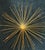Mid 20th Century Mid Century Brass Sunburst Wall Sculpture For Sale - Image 5 of 6
