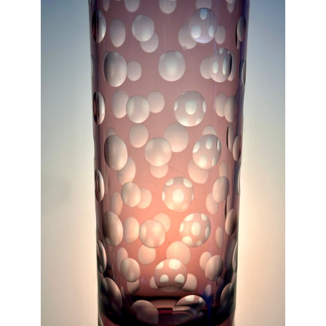 Modern Glass Art Vase by Marita Voigt for VEB, 1960s For Sale - Image 3 of 13