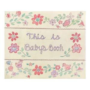 1940s Helen Malta Baby Book Design Painting
