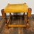 English Antique English Stool With Velvet Top For Sale - Image 3 of 6
