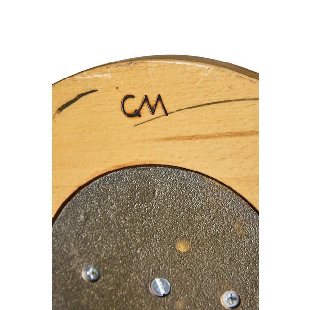 Brown Mid-Century Staken Adjustable Floor Lamp by Carl Malmsten, Sweden, 1940s For Sale - Image 8 of 9