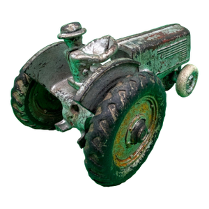 Antique Arcade Oliver 70 Row Crop Cast Iron Toy Tractor Driver 1930s Farm Toy