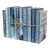 Decorative Books - Storm Dust Jacket Book Bundle - 1 Foot of Blue Books For Sale