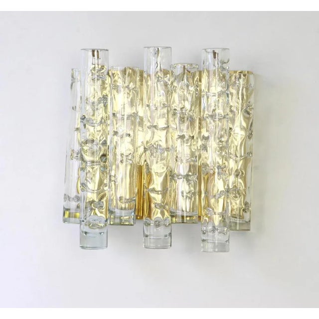 Large German Murano Glass Wall Sconces from Doria, 1960s, Set of 2 For Sale - Image 4 of 8