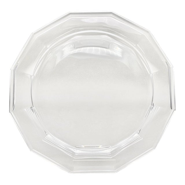Vintage Tiffany & Co. “Windham” Clear Crystal Serving Platter For Sale