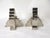 Silver 2 Chromed Automotive Industrial Jackstand Bookends For Sale - Image 8 of 10