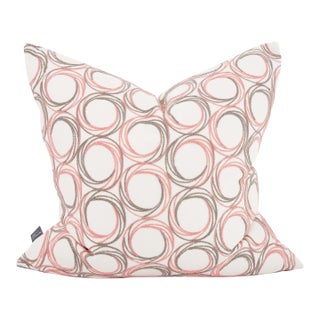 24 x 24 Demo Coral Pillow - Down Alternative Insert For Sale