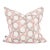 24 x 24 Demo Coral Pillow - Down Alternative Insert For Sale