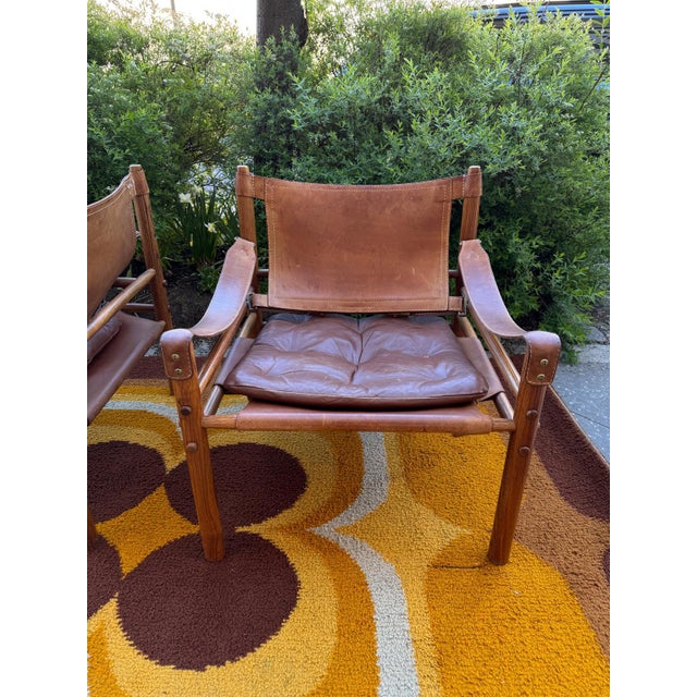 Mid-Century Sirocco Safari Armchair by Arne Norell, 1960s For Sale - Image 12 of 13