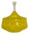 Yellow Glass Apothecary Jar from Stelvia Empoli, Italy, 1950s For Sale