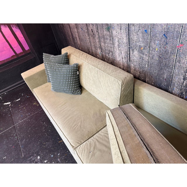 2010s Custom Mid-Century Modern Style Sofa For Sale - Image 5 of 6