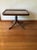 Vintage Solid Mahogany with Glass Top Tray Side Table, Jeffersonian Group For Sale - Image 9 of 10