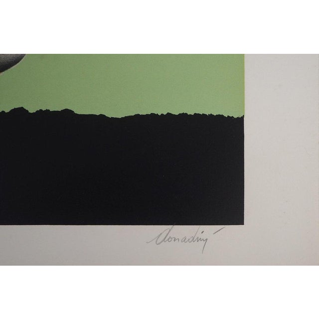 Jean-Paul Donadini, Le cygne et le coquillage, Lithograph For Sale - Image 7 of 8