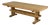 Scandinavian Modern Trestle Dining Table in Pine, Sweden, 1970s For Sale