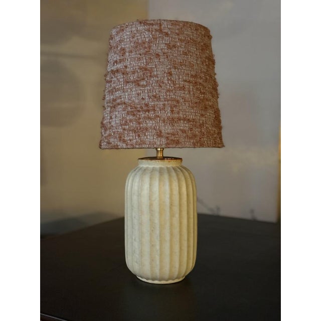 Art Deco Ceramic Table Lamp from Upsala-Ekeby, 1940s For Sale - Image 3 of 12