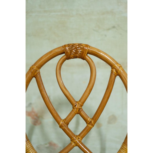 Vintage Bamboo Chairs, 1970s, Set of 6 For Sale - Image 9 of 15