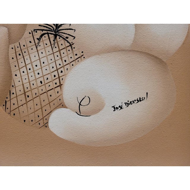 José Diereseu, Dominican Women in the Market, 1967, Oil on Canvas For Sale - Image 11 of 18