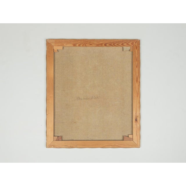 Bouquet of Flowers, 1980s, Oil on Canvas For Sale - Image 6 of 7