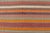 Early 20th Century Vintage Striped Turkish Kilim in Multi Colors 6' 6 X 10' 7 For Sale - Image 5 of 11