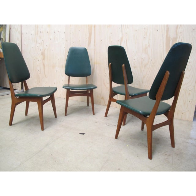 Vintage Scandinavian Teak Dining Chairs by Bruk Sorheim for Sorheim Mill, Set of 4 For Sale - Image 6 of 7