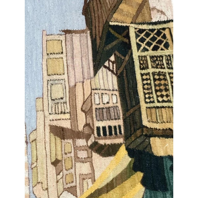 Mid-Century Tunisian Hand Woven Tapestry, 1960s For Sale - Image 10 of 18