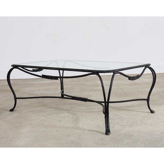 Rose Tarlow Style Iron Twig Garden Six-Piece Patio Suite For Sale - Image 16 of 18