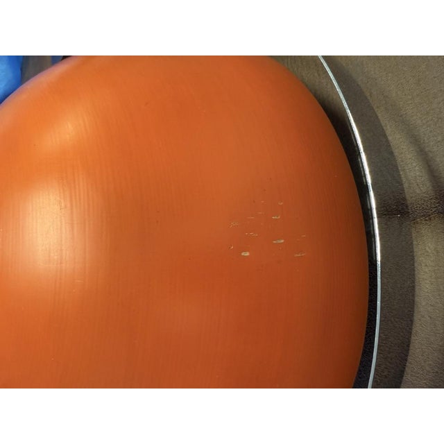 Space Age Orange Ceiling Light by Sijaj Hrastnik, 1960s For Sale - Image 3 of 8