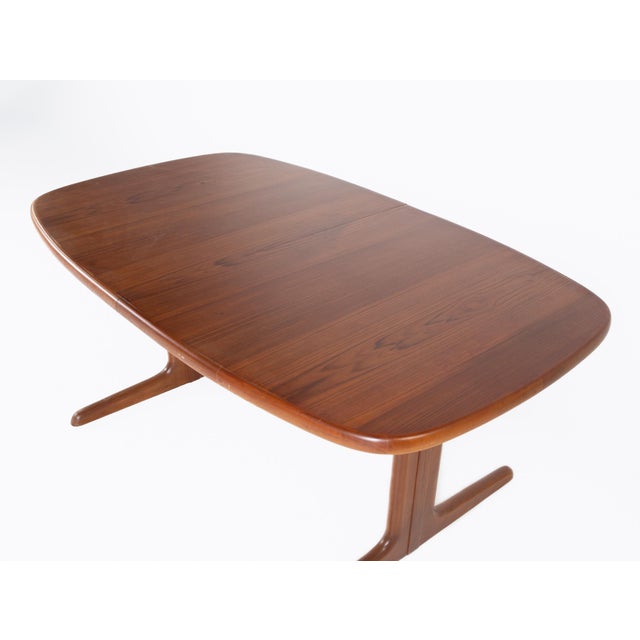 Mid 20th Century Dyrlund Style Mid Century Teak Dining Table For Sale - Image 5 of 8