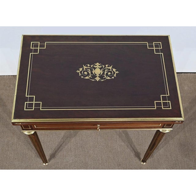 Small Game Table in Louis XVI Style, Late 19th Century For Sale - Image 6 of 18