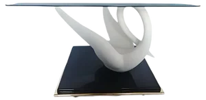 Mid-Century Swan Coffee Table from Maison Jansen