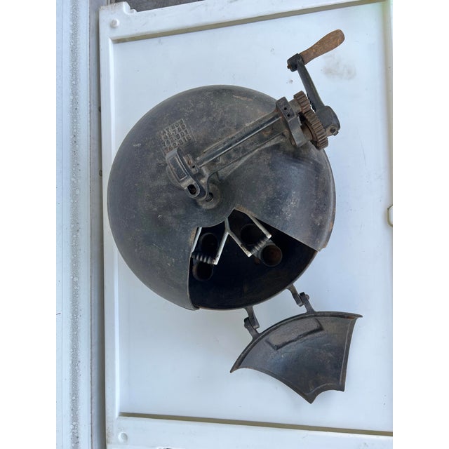Early 20th Century Industrial Cast Iron Dairy Farm Milk Tester - Sculptural Artifact For Sale - Image 11 of 12