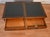 Brown 1930s English Regency Mahogany & Green Leather Top Coffee Table For Sale - Image 8 of 16