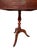 Brown Mid 19th Century Gorgeous George III Mahogany Inlaid End Table on Pedestal Base For Sale - Image 8 of 9