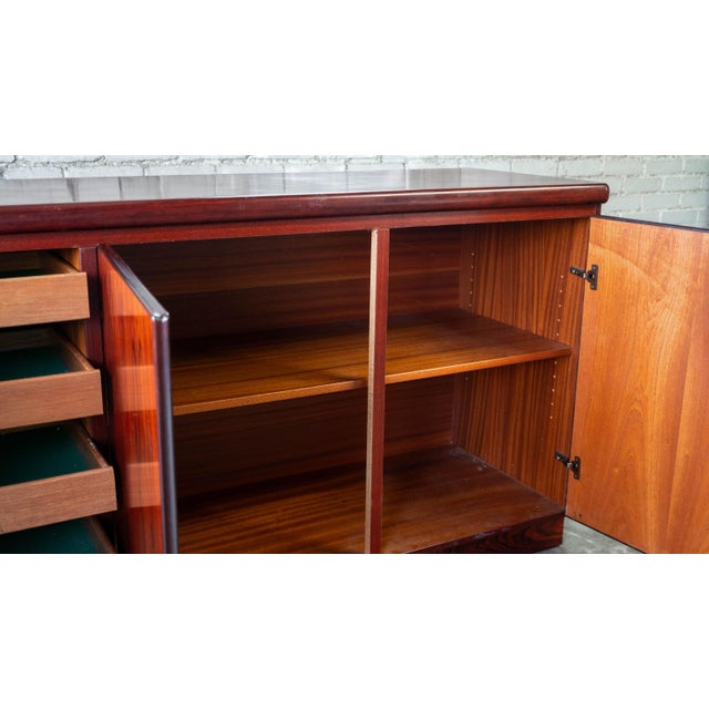 1970s Danish Modern Rasmus Rosewood Credenza For Sale - Image 12 of 16